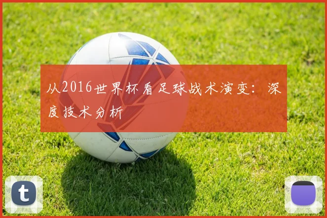 从2016世界杯看足球战术演变：深度技术分析
